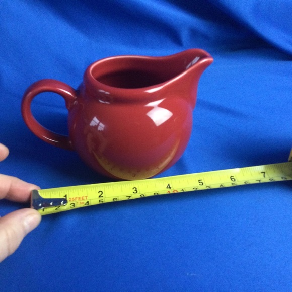 Globe London Pottery Creamer Jug Red - Picture 6 of 8